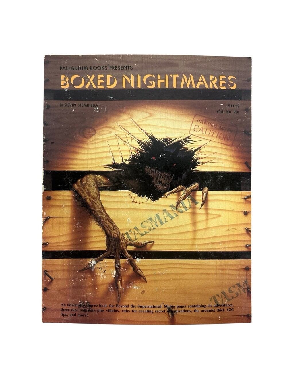 BOXED NIGHTMARES Adventure Books with After Midnight Newspaper 10/31/1990